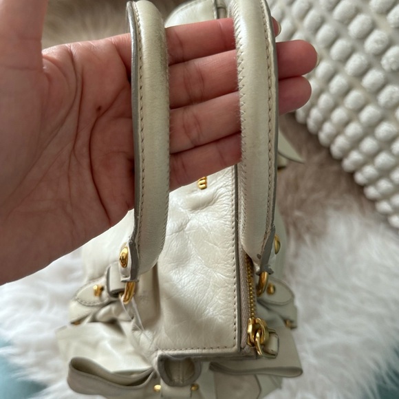 Miu Miu Women's Gray Leather Handbag - Picture 6 of 15